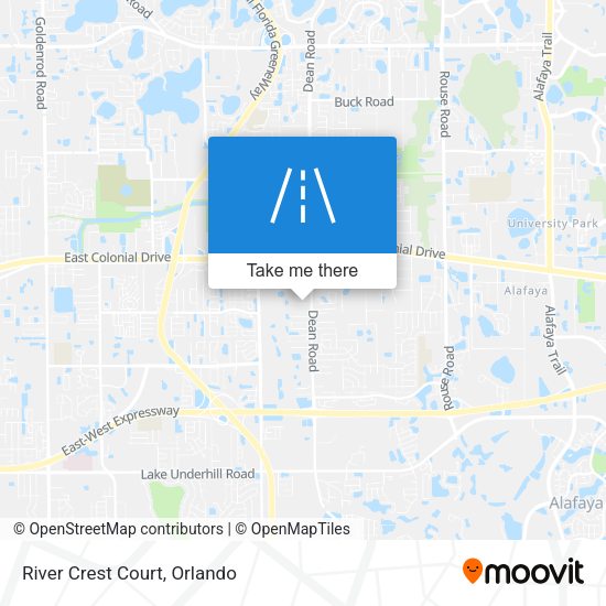 Mapa de River Crest Court