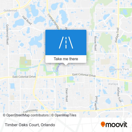 Mapa de Timber Oaks Court