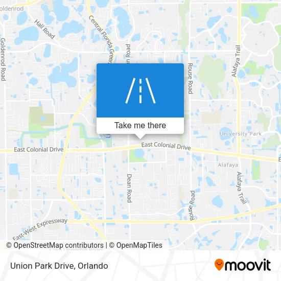 Union Park Drive map