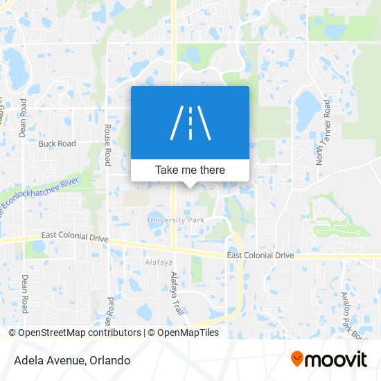 Adela Avenue map