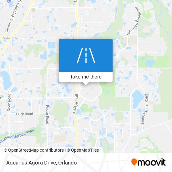 Aquarius Agora Drive map