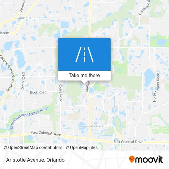 Mapa de Aristotle Avenue