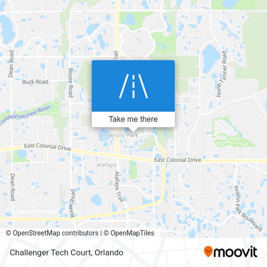 Challenger Tech Court map