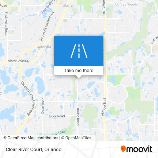 Mapa de Clear River Court