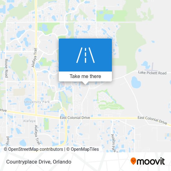 Mapa de Countryplace Drive