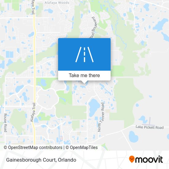 Mapa de Gainesborough Court