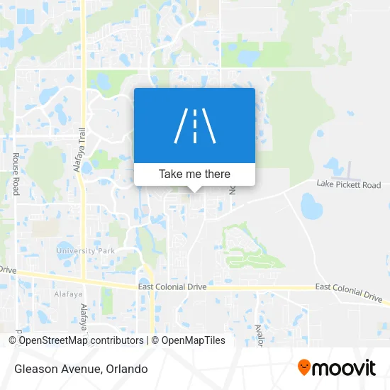 Gleason Avenue map