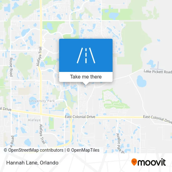Hannah Lane map