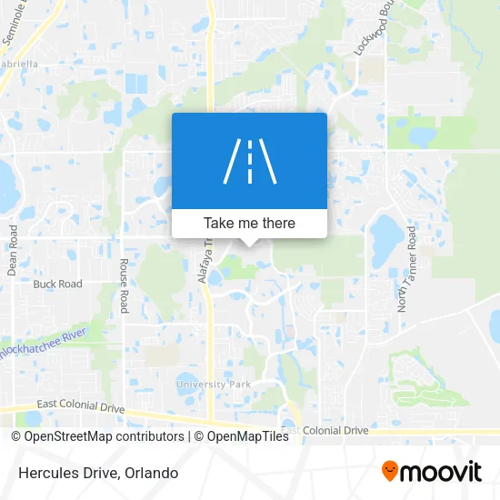 Hercules Drive map