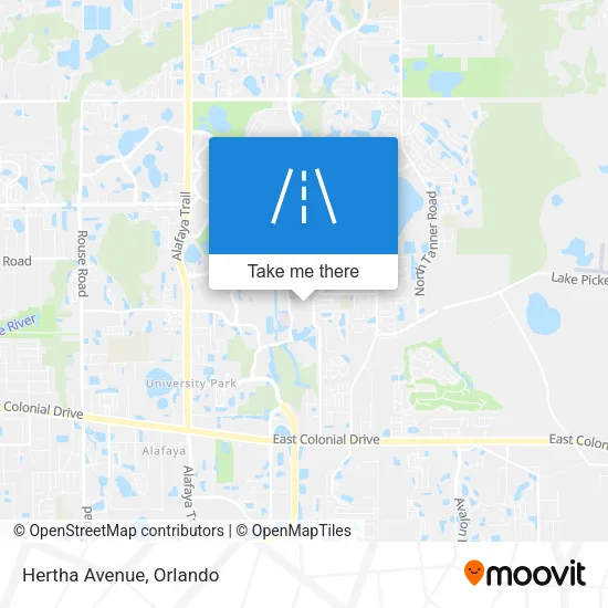 Hertha Avenue map
