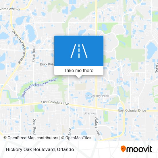 Mapa de Hickory Oak Boulevard
