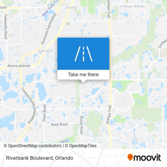 Riverbank Boulevard map