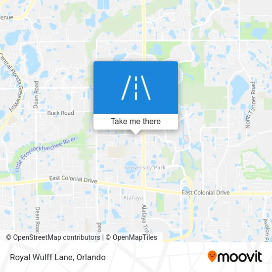 Royal Wulff Lane map