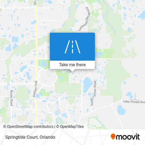 Springtide Court map