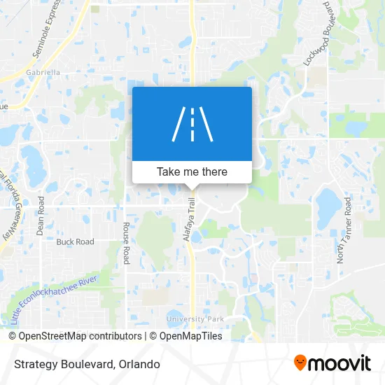 Strategy Boulevard map