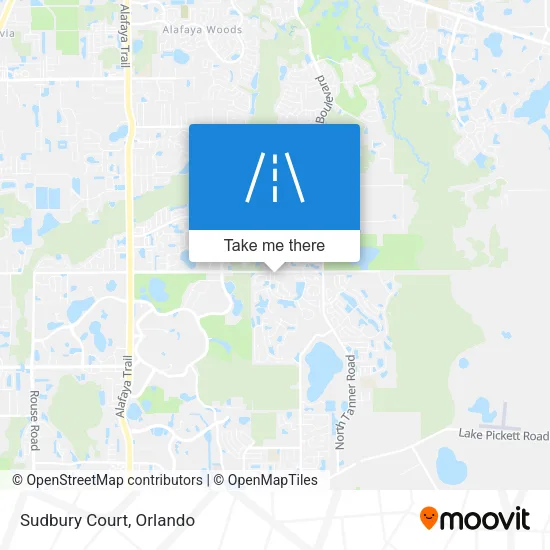 Sudbury Court map
