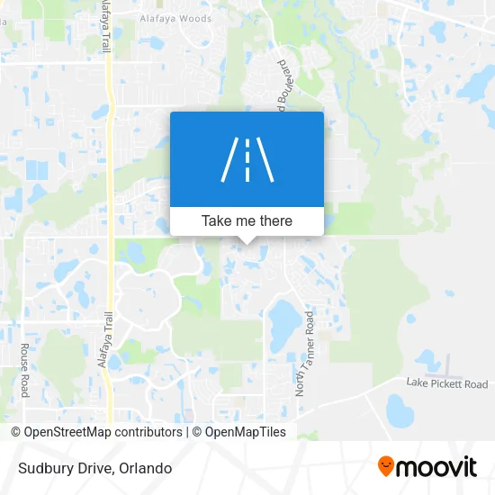 Sudbury Drive map