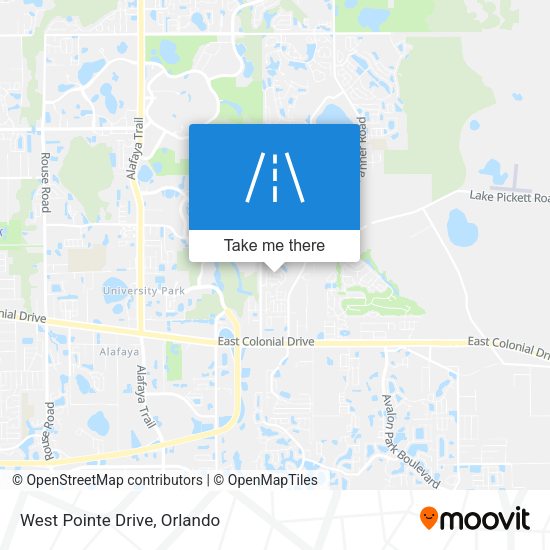 Mapa de West Pointe Drive