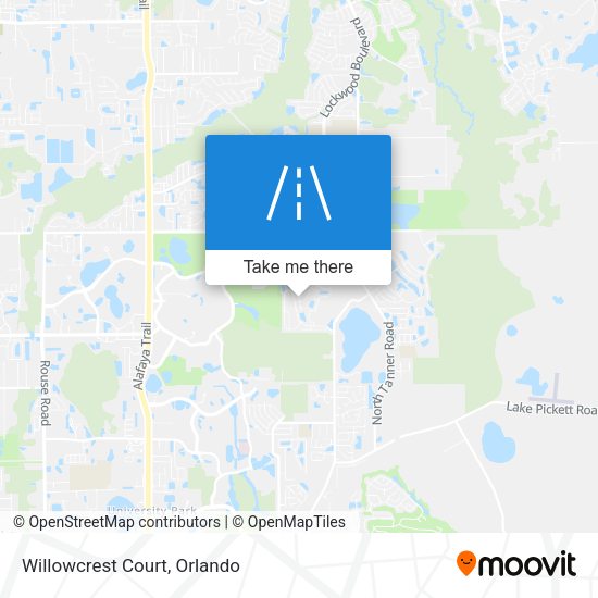 Mapa de Willowcrest Court