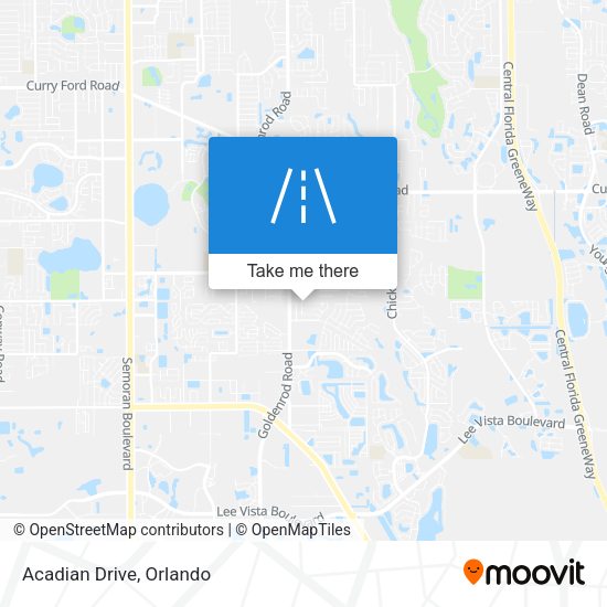 Mapa de Acadian Drive