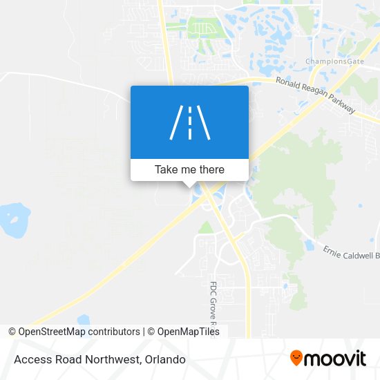Mapa de Access Road Northwest