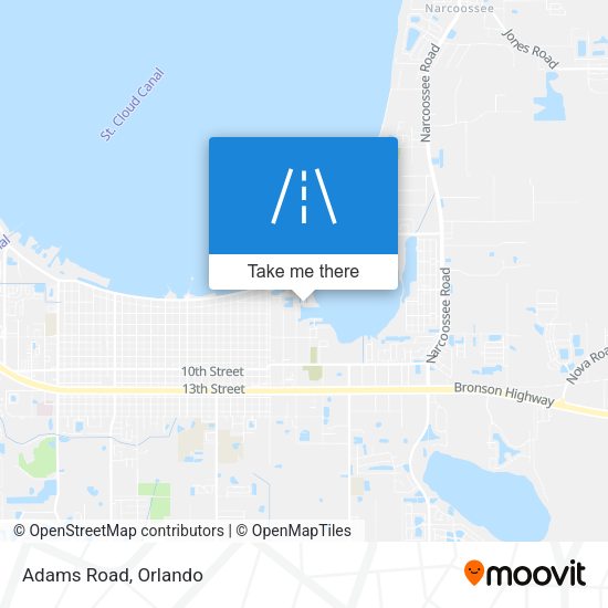 Mapa de Adams Road