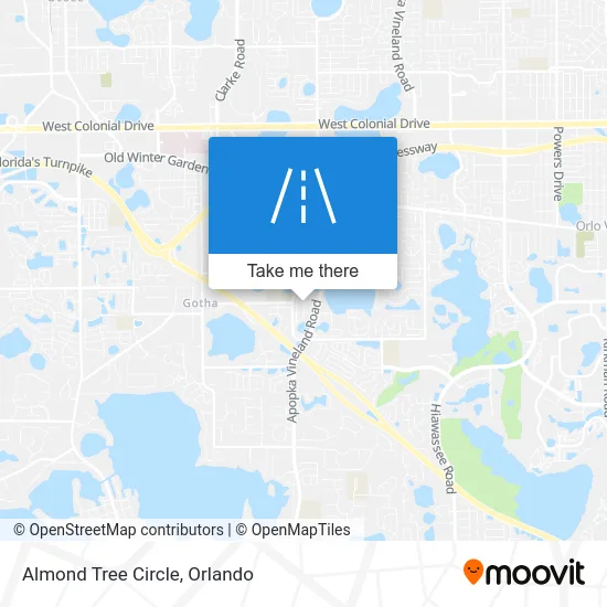 Almond Tree Circle map