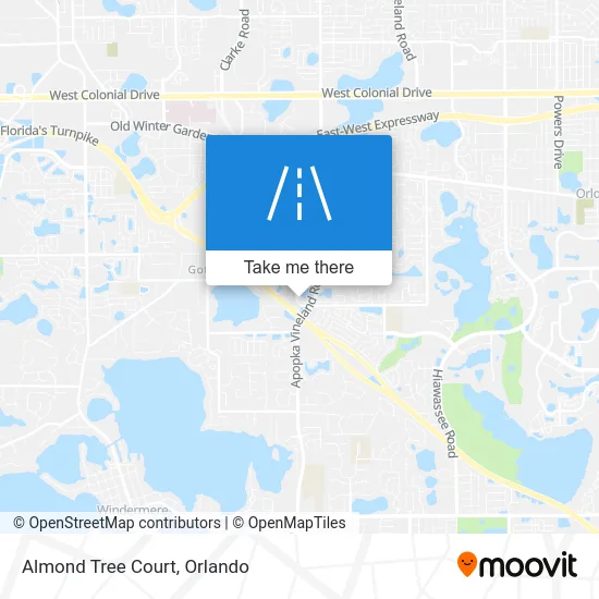 Almond Tree Court map