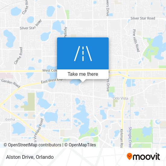 Mapa de Alston Drive