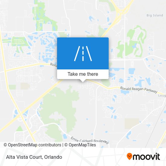Alta Vista Court map