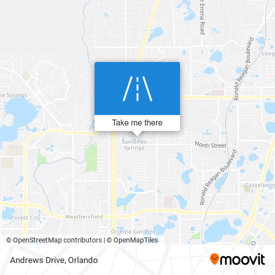 Andrews Drive map