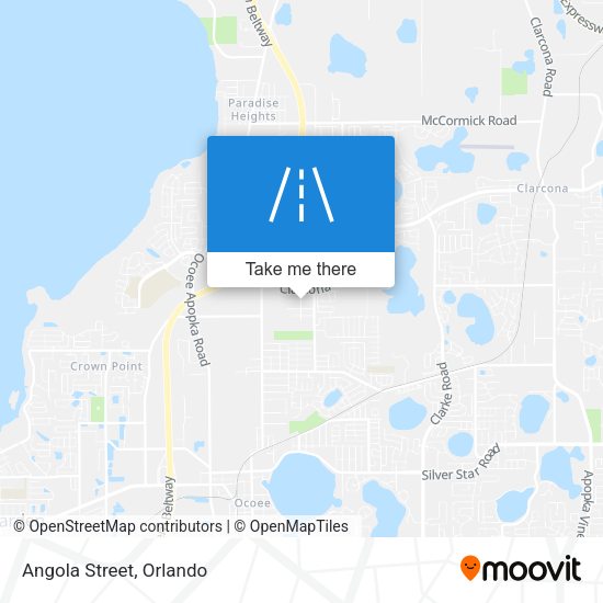 Mapa de Angola Street