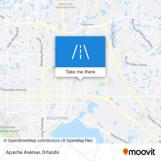Apache Avenue map