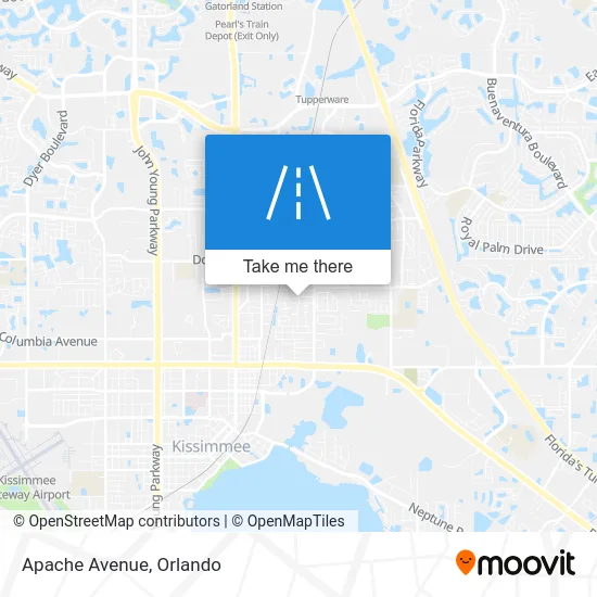 Apache Avenue map
