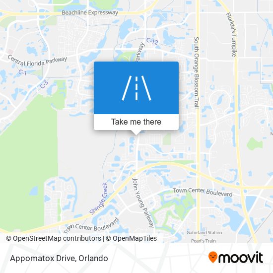 Appomatox Drive map
