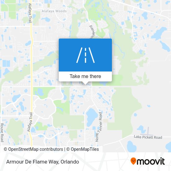 Armour De Flame Way map