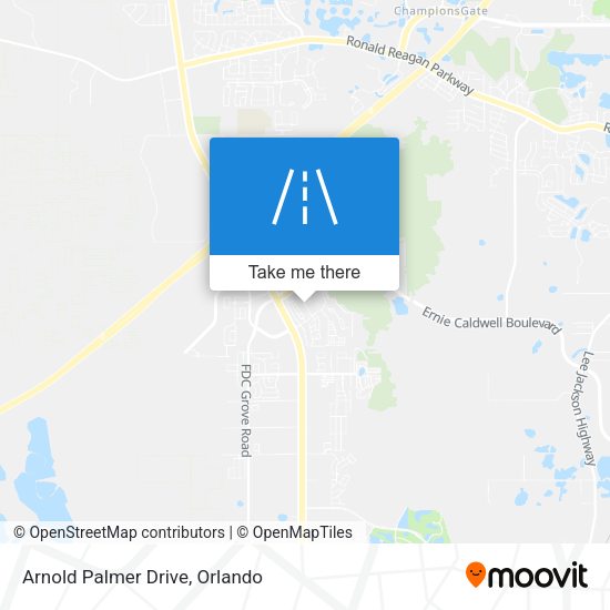 Mapa de Arnold Palmer Drive