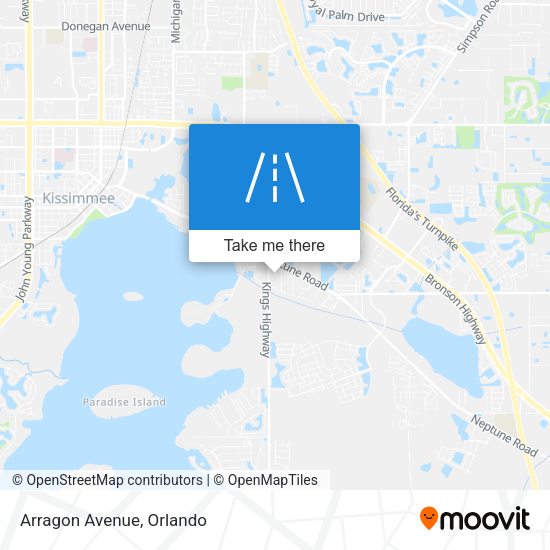 Mapa de Arragon Avenue