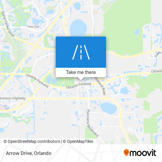 Arrow Drive map