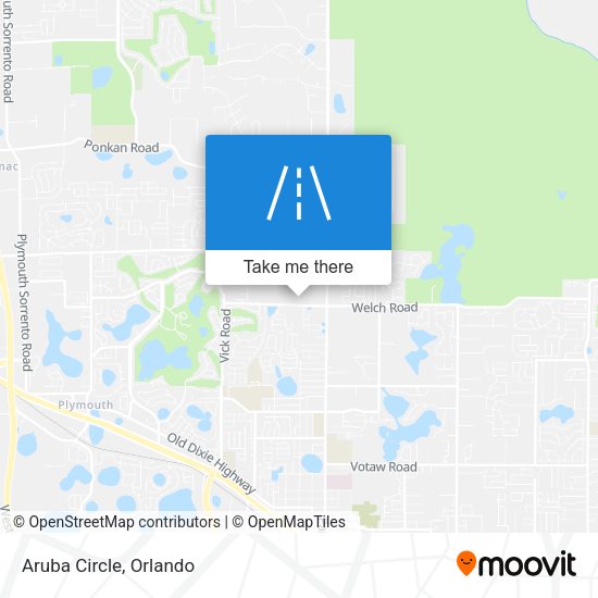 Mapa de Aruba Circle