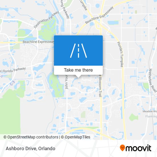 Ashboro Drive map