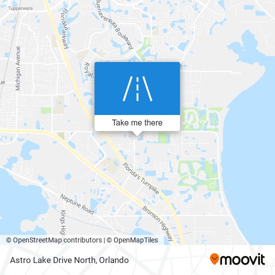 Astro Lake Drive North map