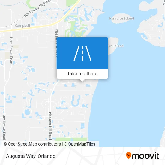 Augusta Way map