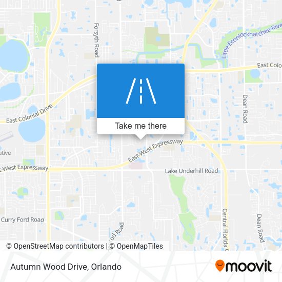 Autumn Wood Drive map