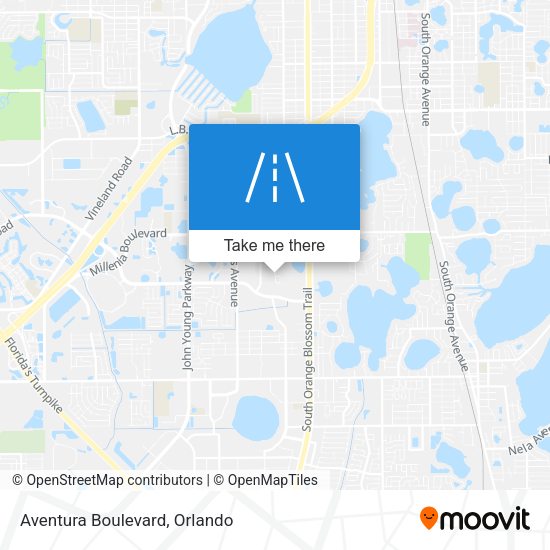 Aventura Boulevard map