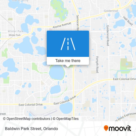 Baldwin Park Street map