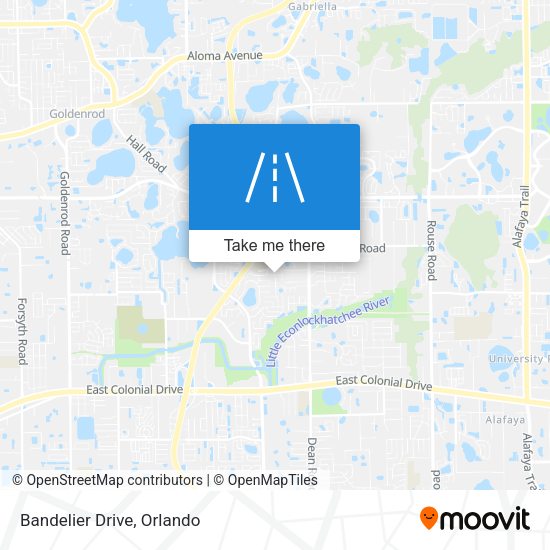 Bandelier Drive map