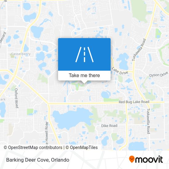 Mapa de Barking Deer Cove