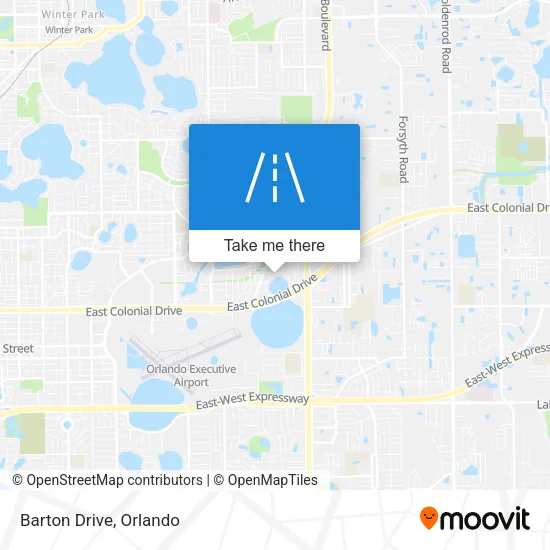 Barton Drive map