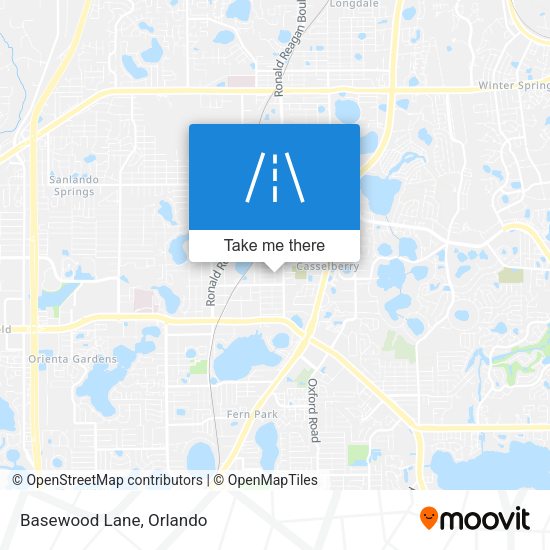 Mapa de Basewood Lane